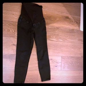 Black maternity jeans size 25